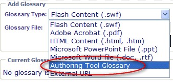 Add AT glossary